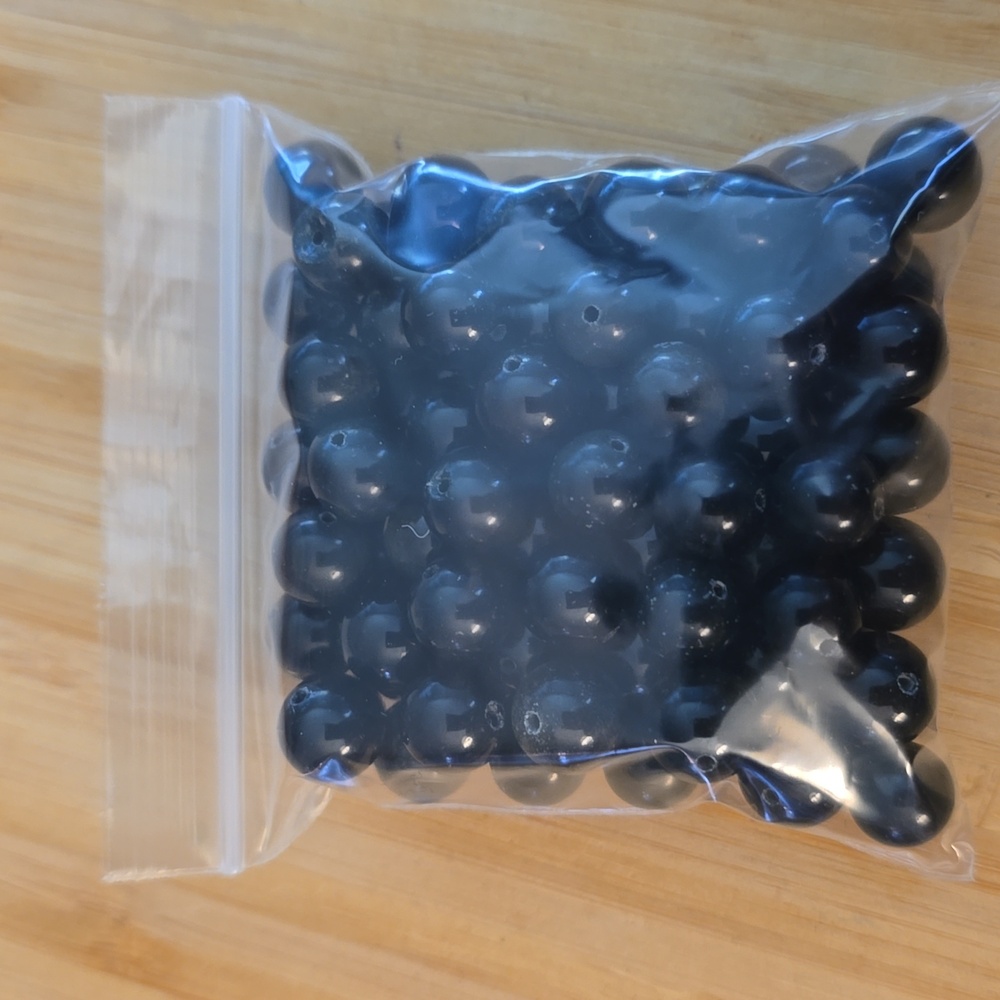80+ pieces 10mm round Golden Sheen Obsidian beads